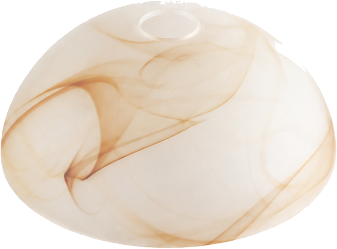 Alabaster-effect glass shade series