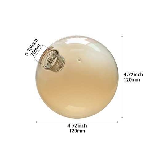 Glass lamp CY700-120 AM