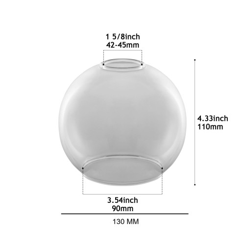 CY002-130 T Glass lamp