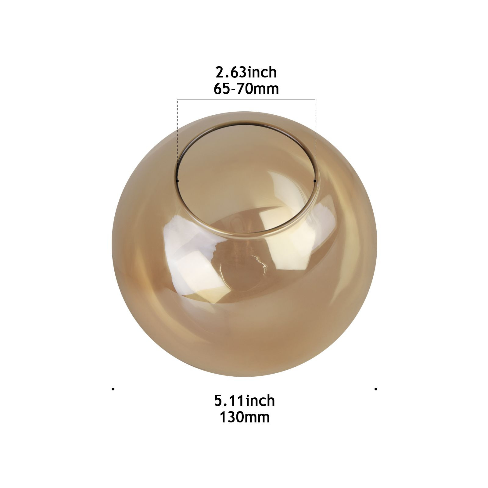 Glass lamp CY001-130 AM