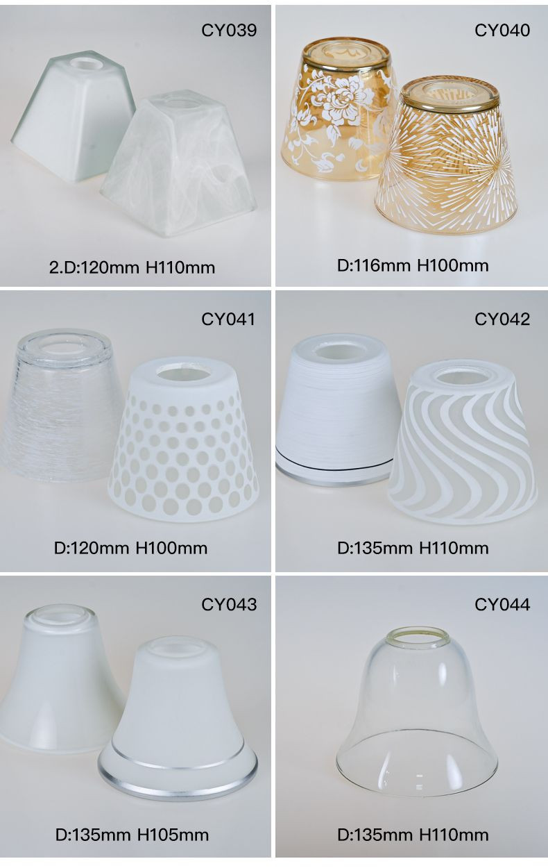 CY039-044 Glass lamp