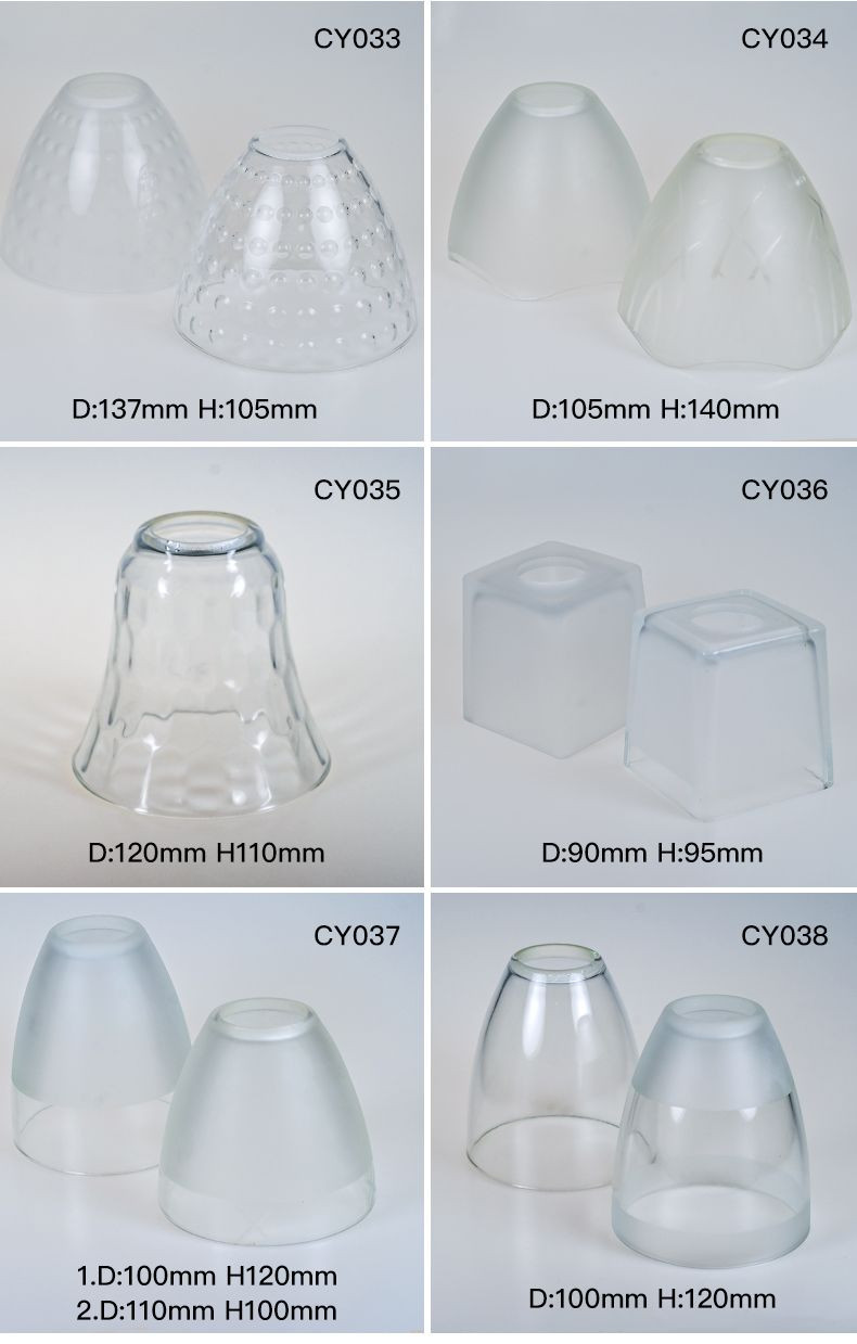 CY033-038 Glass lamp