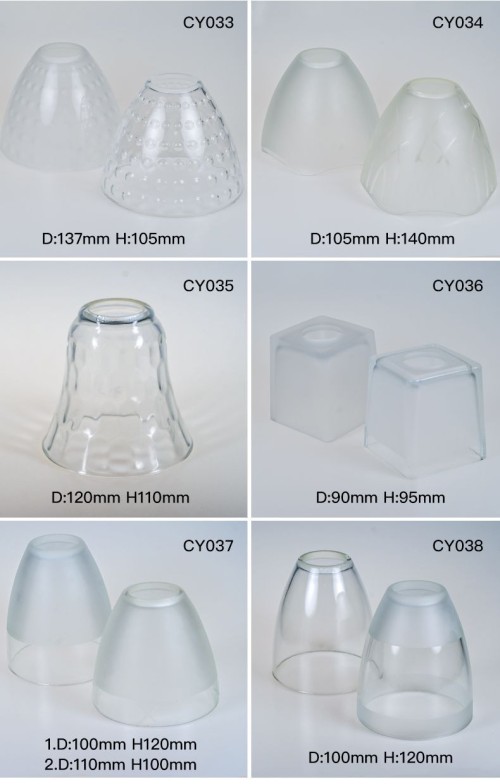 CY033-038 Glass lamp