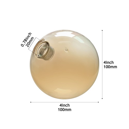 Ball Glass screw Lamp glasses