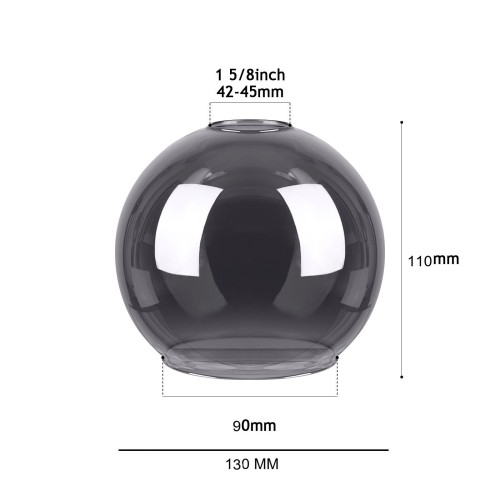 CY002-130 GRAY Glass lamp