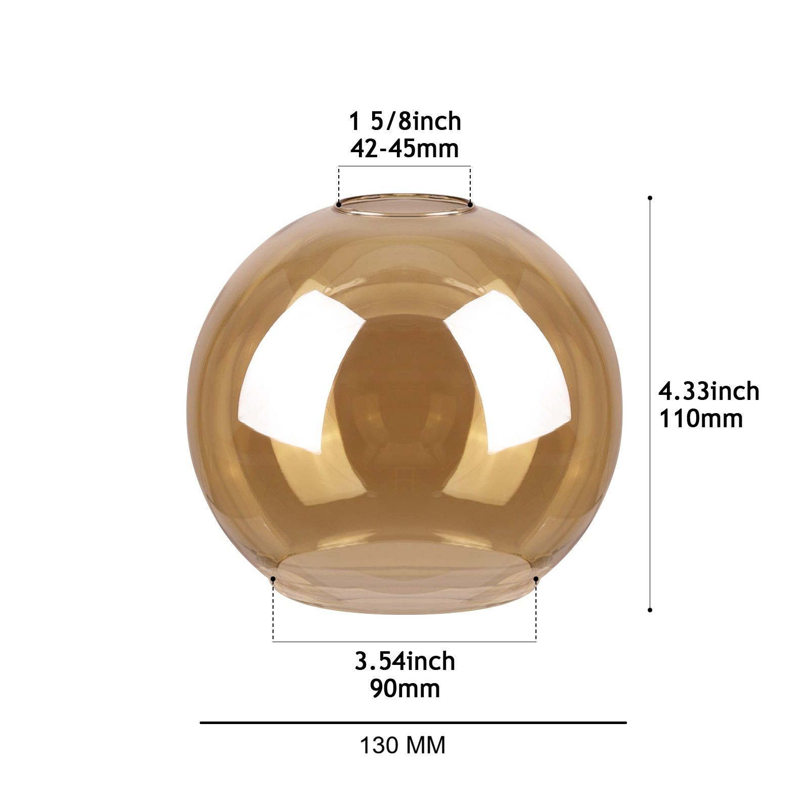 Glass lamp CY002-130 AM