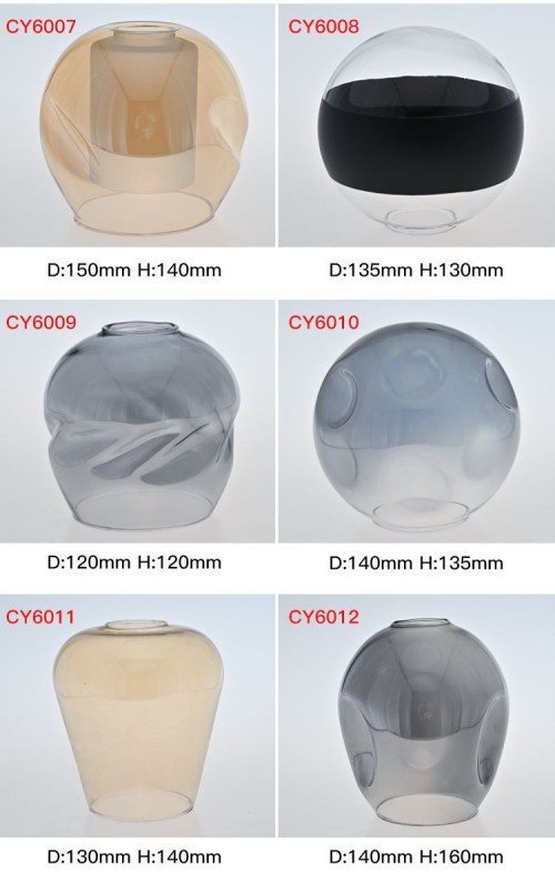 Glass lamp CY6007-6012