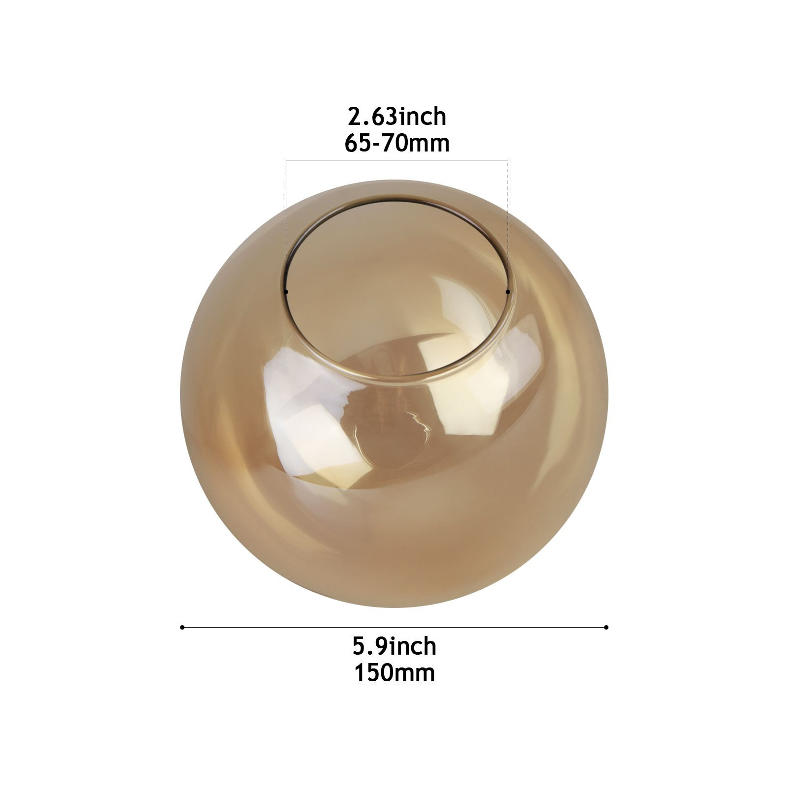 CY001-150 AM Glass lamp