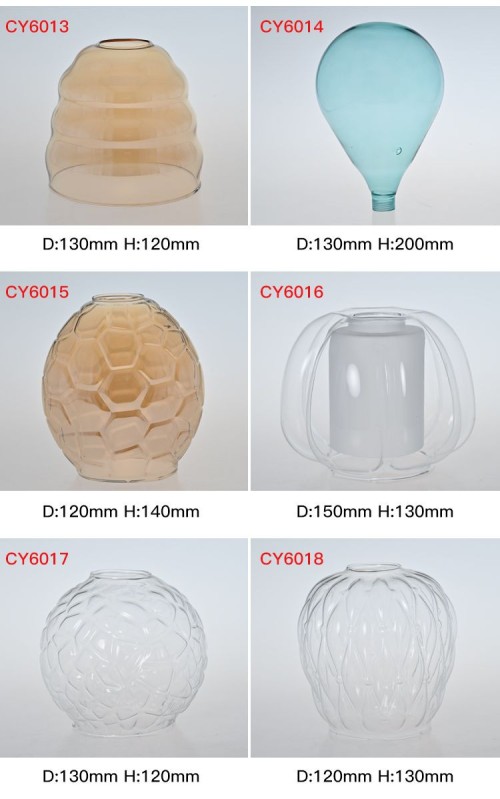 Pyrex Blown Glasses translucent Glass Lamp glasses